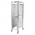 301006 - Multifunctional Racking Trolley 18 Shelves for Both GN Pan 1/1 , 40x60 cm Trays
