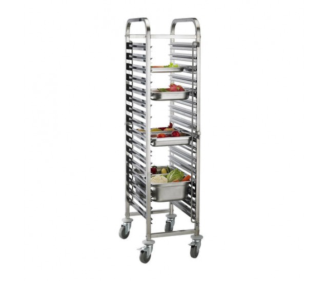 301007 - Racking Trolley 16 Shelves for GN Pan 1/1