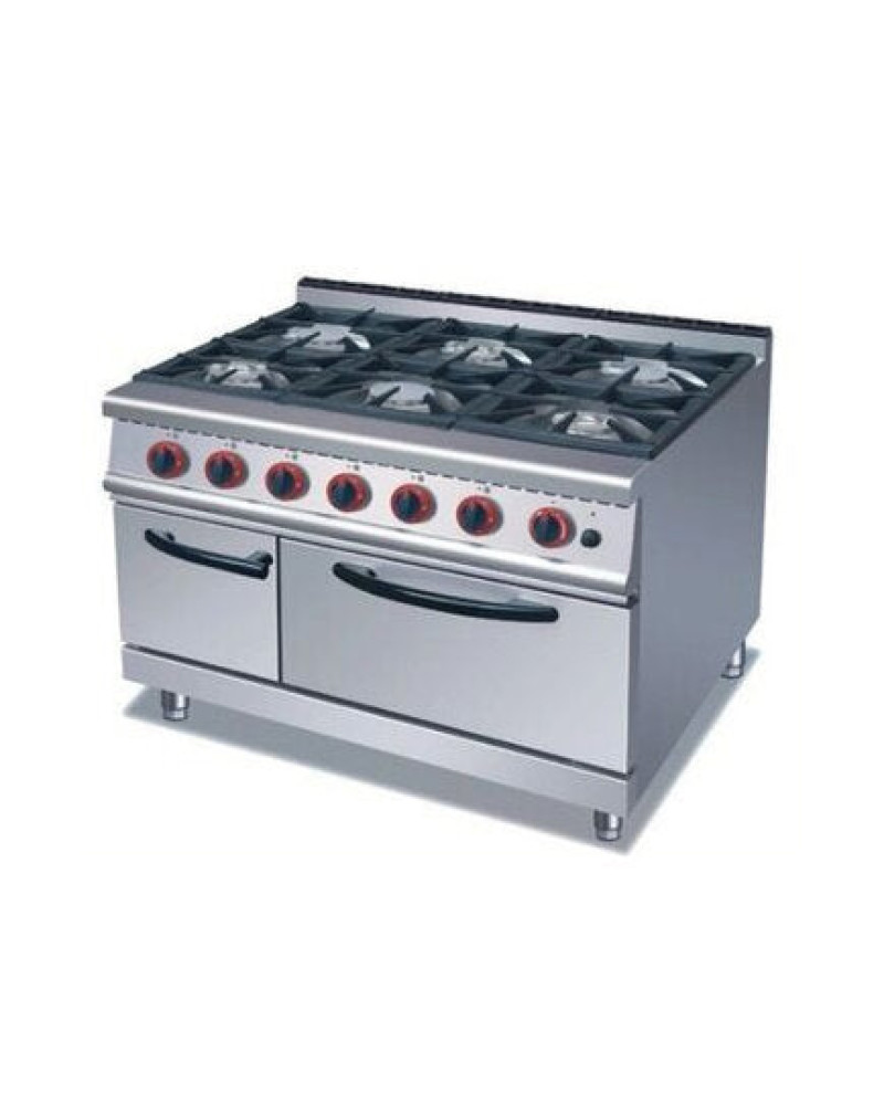 Range Oven with 6 Burner Hob (RQ-6)