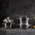 Jumbo Felix 8-Piece Stainless Steel Induction Cookware Set, Silver