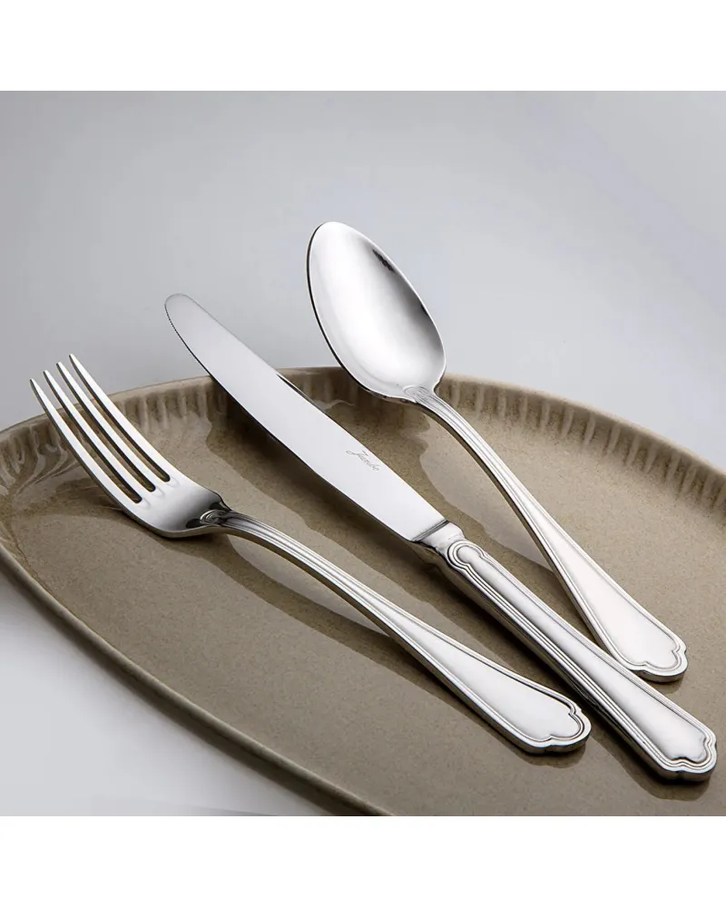 Jumbo 1400 84-Piece Stainless Steel Cutlery Set for 12 People, Silver Jumbo 1400 84-Piece Stainless Steel Cutlery Set for 12 People, Silver