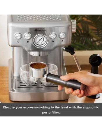 Karaca Coffee Art Espresso Coffee Machine, 1.8L, 1350W, Inox