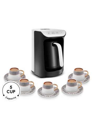 Karaca Hatır Köz Milky Turkish Coffee Maker, 535W, White
