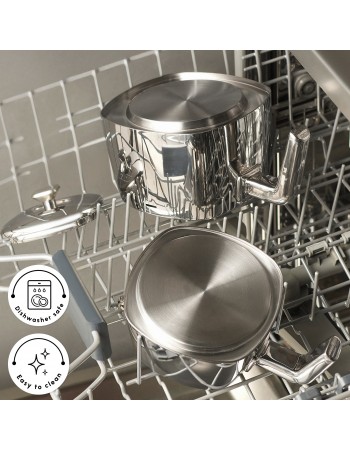 Karaca Brewinox Stainless Steel Teapot Set, Midi, Inox Karaca Brewinox Stainless Steel Teapot Set, Midi, Inox