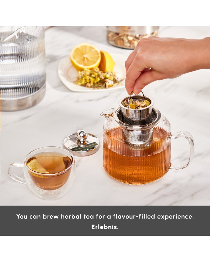 Karaca Kelly Glass Teapot, XL