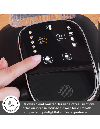 Karaca Hatır Aqua Turkish Coffee Maker, 735W, Black