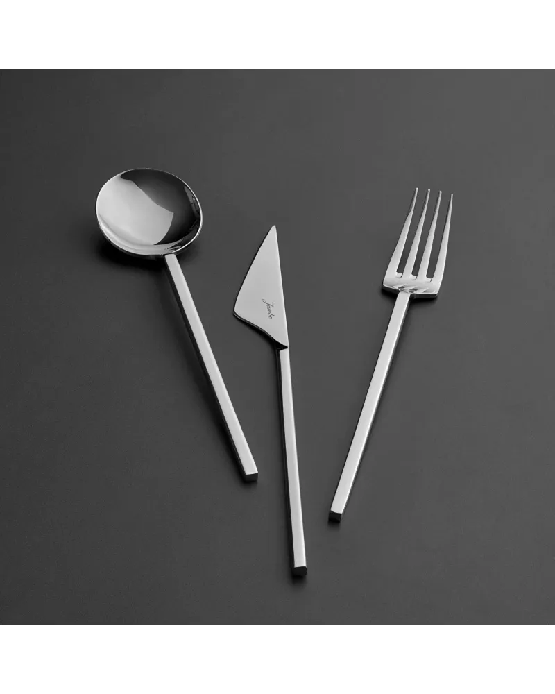 Jumbo 9100 84-Piece Stainless Steel Cutlery Set for 12 People, Silver Jumbo 9100 84-Piece Stainless Steel Cutlery Set for 12 People, Silver