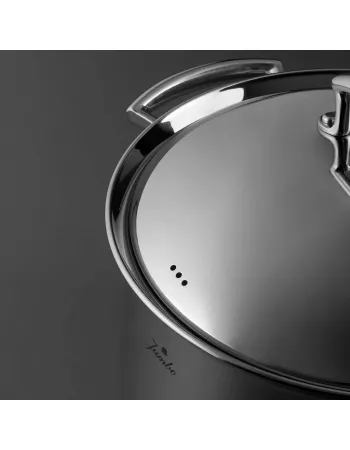 Jumbo Flame 8-Piece Stainless Steel Induction Cookware Set, Silver