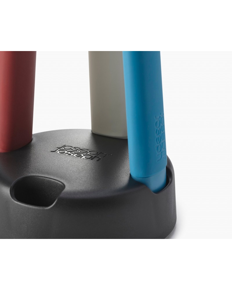 Joseph Joseph Elevate Slim 4-piece Utensil Set with Storage Stand, Multicolour