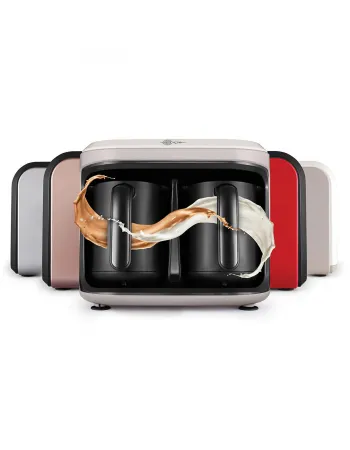 Karaca Hatır Hüps Duet Turkish Coffee Maker, 1400W, Beige