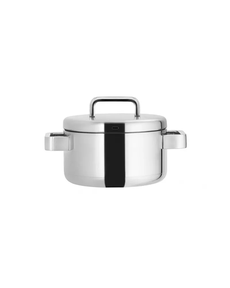 Jumbo Monaco 8-Piece 3ply Stainless Steel Induction Cookware Set, Silver