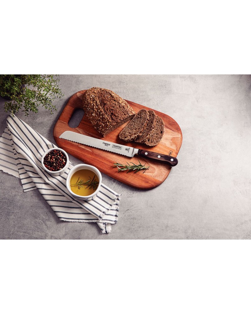 Tramontina Stainless Steel Bread Knife, Inox