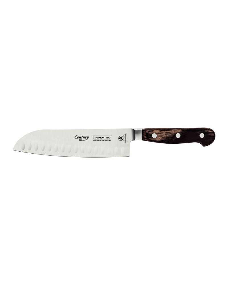 Tramontina Stainless Steel Santoku Knife, Inox