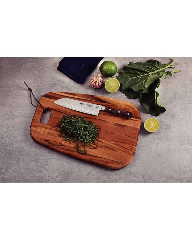 Tramontina Stainless Steel Santoku Knife, Inox