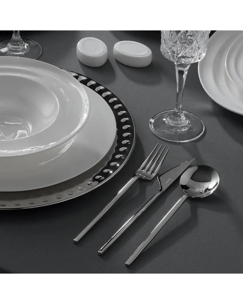 Jumbo 9100 84-Piece Stainless Steel Cutlery Set for 12 People, Silver Jumbo 9100 84-Piece Stainless Steel Cutlery Set for 12 People, Silver