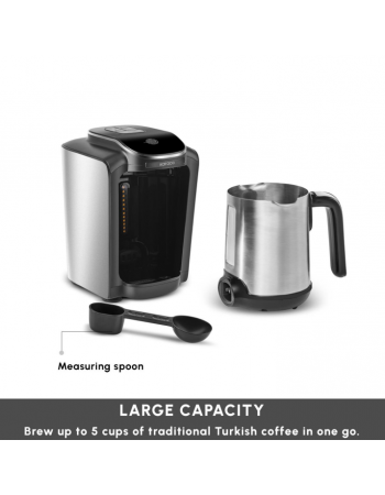 Karaca Hatır Neo Inox Turkish Coffee Maker, 735W, 300ml, Inox