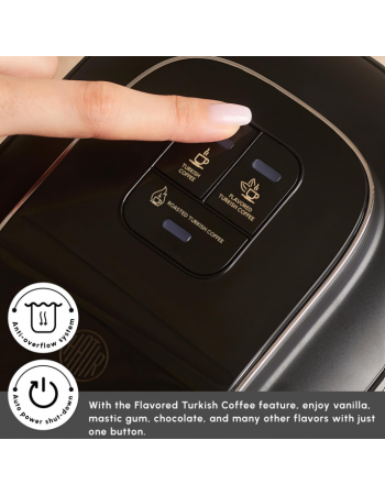 Karaca Hatır Neo Inox Turkish Coffee Maker, 735W, 300ml, Inox