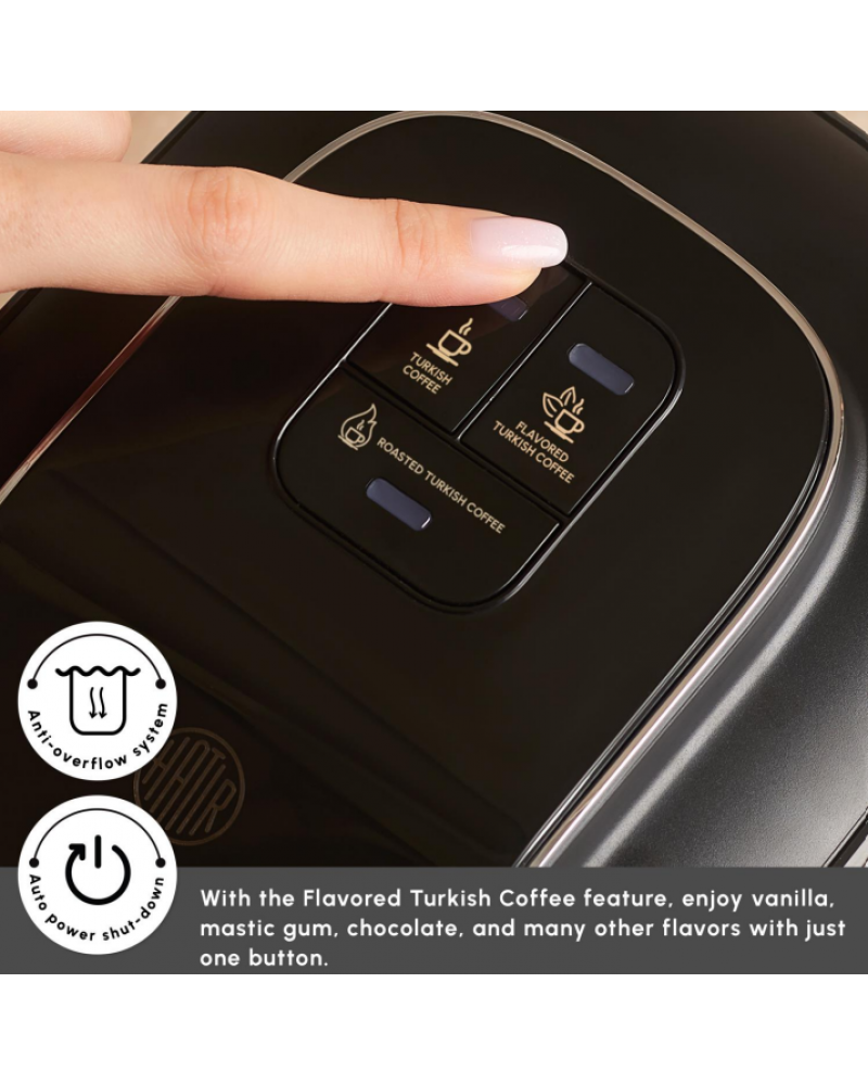 Karaca Hatır Neo Inox Turkish Coffee Maker, 735W, 300ml, Inox