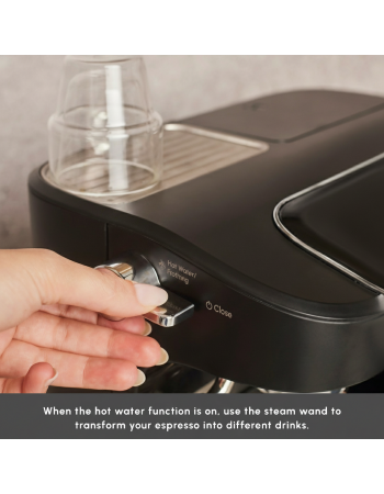 Karaca Hatır Perfetto Espresso and Turkish Coffee Machine, 1900W, 1,8L, Inox