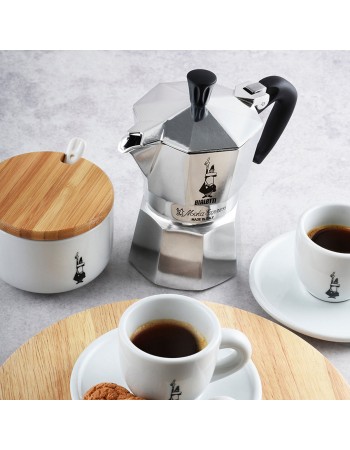 Bialetti Moka Express Hob Espresso Coffee Maker, 2 Cups, Silver