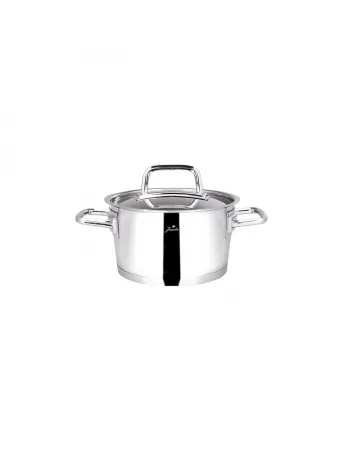 Jumbo Felix 8-Piece Stainless Steel Induction Cookware Set, Silver
