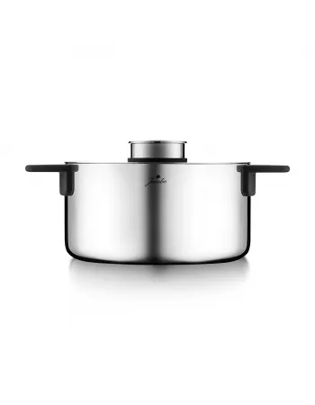 Jumbo Infinity 8-Piece 3Ply Stainless Steel Induction Cookware Set, Silver