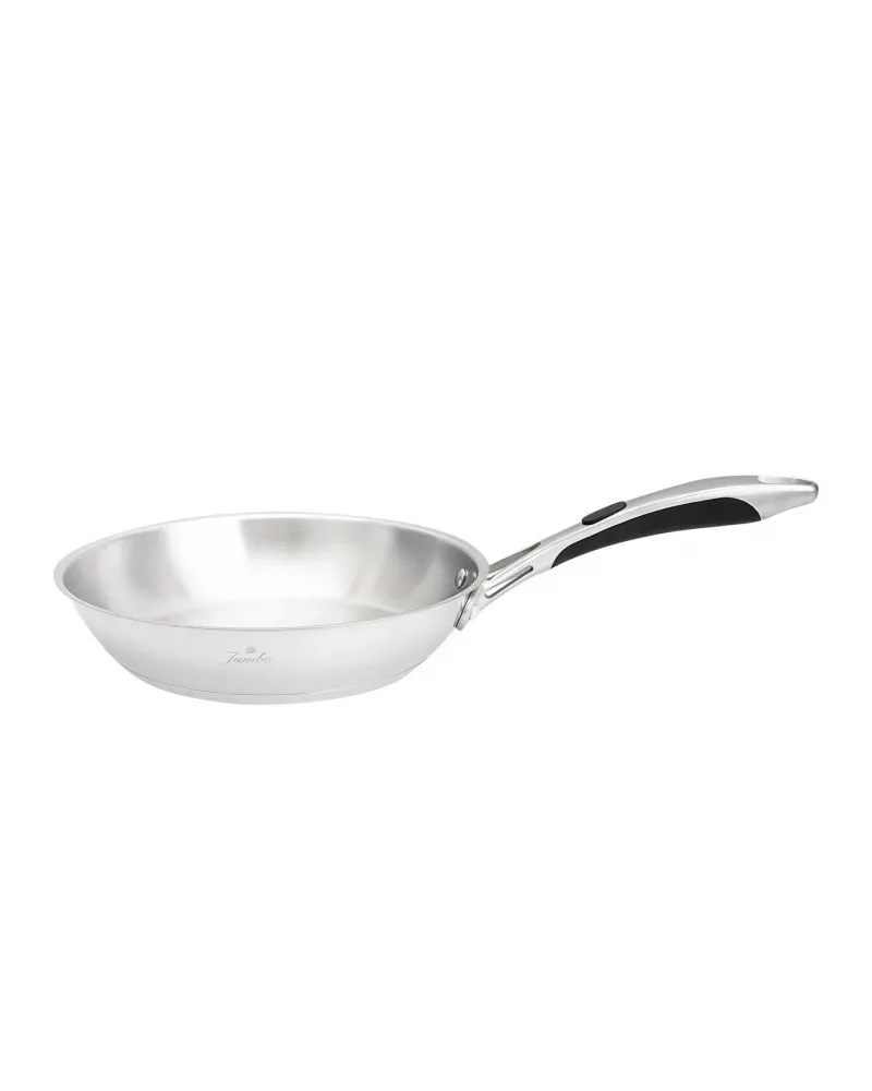 Jumbo New Stella 8-Piece Stainless Steel Induction Cookware Set, Silver