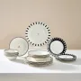Karaca 50th Anniversary Collection Korea 24-Piece Bone China Dinner Set for 6 People, Multi