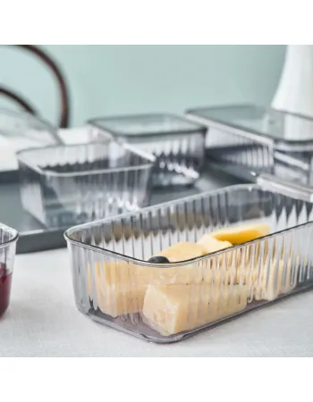 Karaca Sienna 6 Piece Breakfast Storage Container Set, Black
