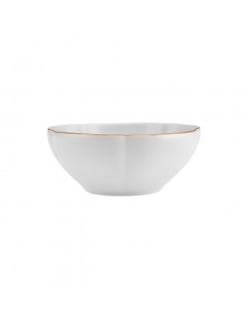 Karaca Flora 24-Piece Bone China Dinner Set for 6 People, Gold