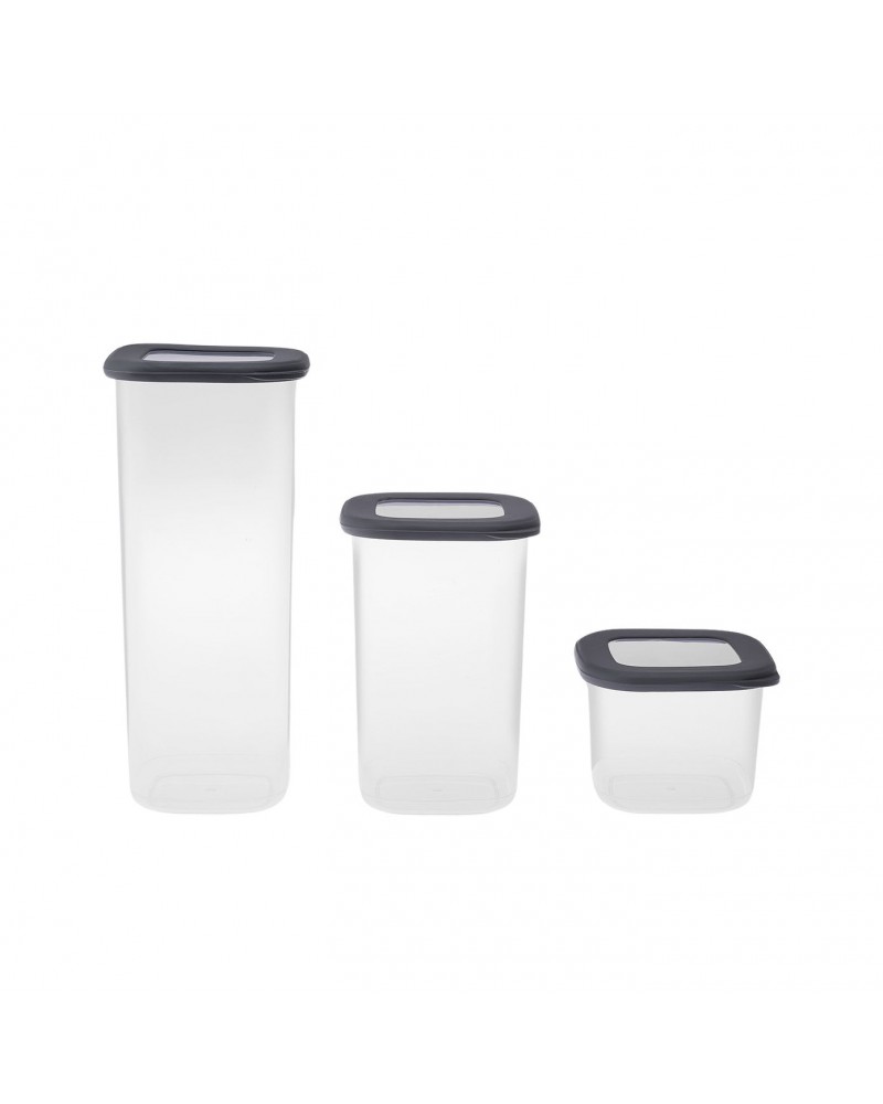 Karaca Rise 9-Piece Storage Container, Anthratice