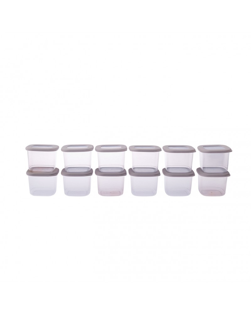 Karaca Forbs 12-Piece Storage Container, 500ml, Cream