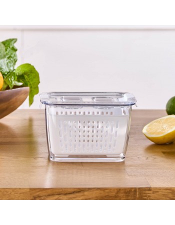 Karaca Citrus Vegetable / Fruit Storage Container, M, White