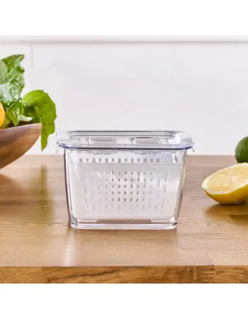 Karaca Citrus Vegetable / Fruit Storage Container, S, White
