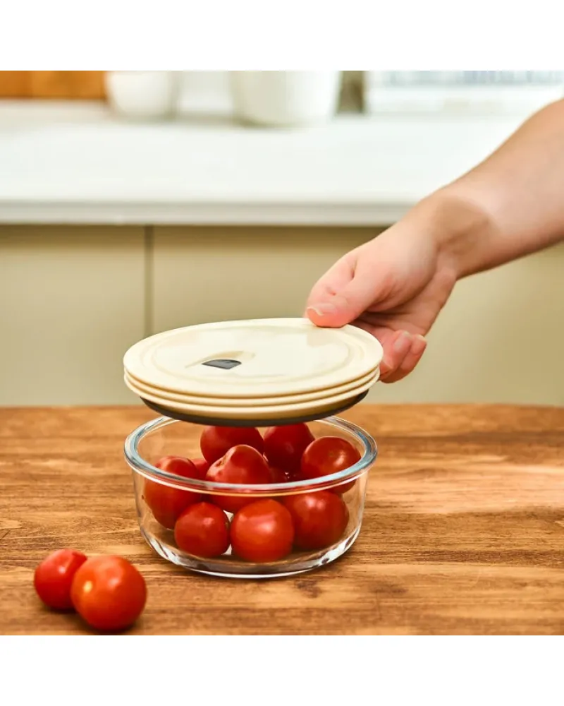 Karaca Cream Storage Container, 600ml