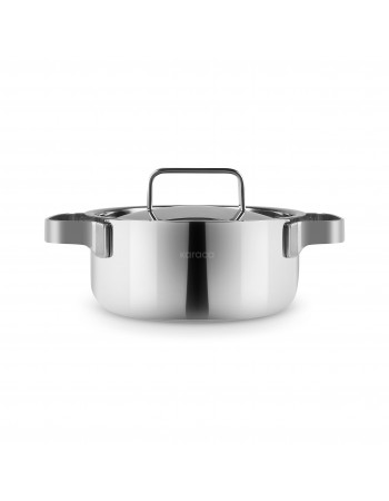 Karaca Powersteel 316+ 3Ply Onyx Stainless Steel Induction Cookware Set, Silver