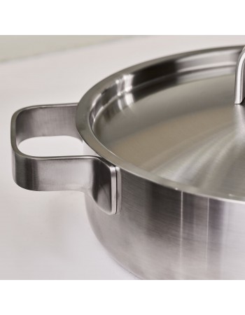 Karaca Powersteel 316+ 3Ply Onyx Stainless Steel Induction Cookware Set, Silver