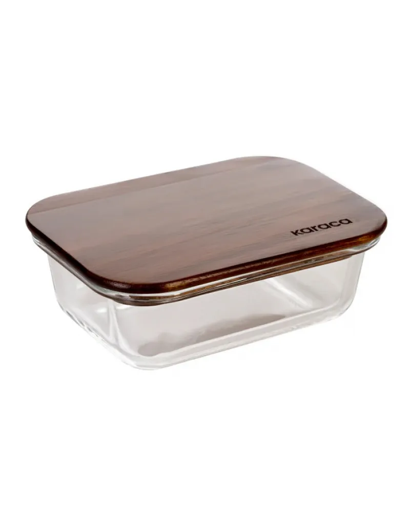 Karaca Karya Acacia Storage Container, 650ml, Clear