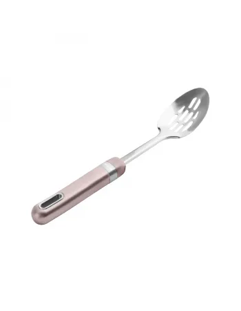 Karaca Mastermaid Slotted Serving Spoon, 32.2x6.5cm, Rose Gold