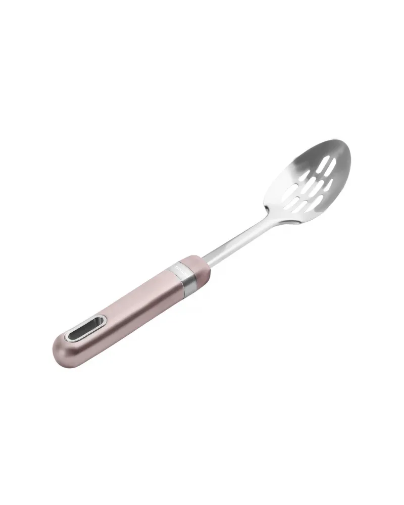 Karaca Mastermaid Slotted Serving Spoon, 32.2x6.5cm, Rose Gold