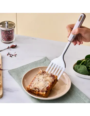 Karaca Mastermaid Slotted Serving Spatula, 33.4x7cm, Rose Gold