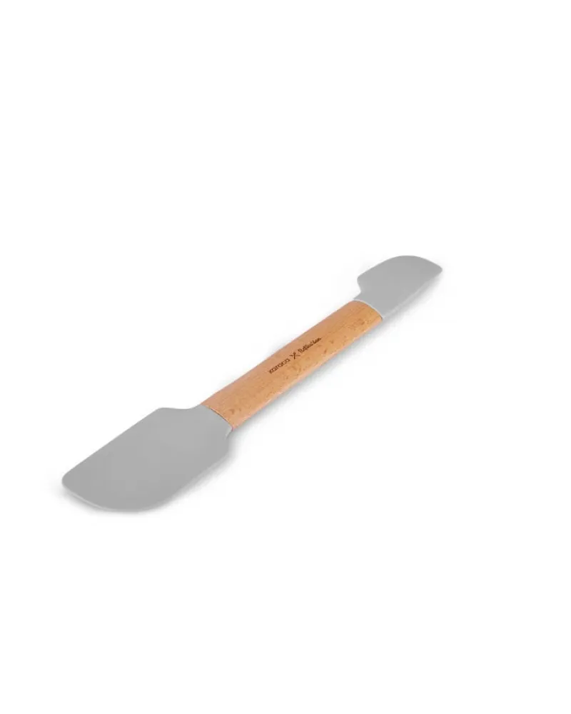 Karaca x Refika Double Sided Wooden Spatula, Gray