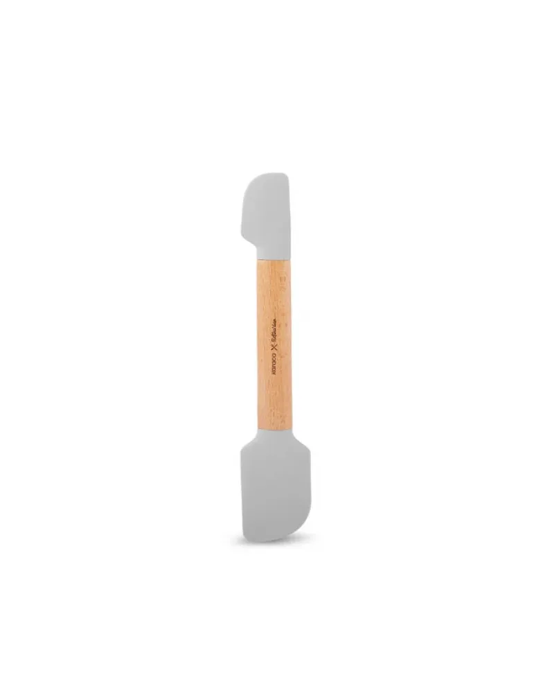Karaca x Refika Double Sided Wooden Spatula, Gray
