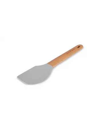 Karaca x Refika Wooden Handle Silicone Spatula, Gray