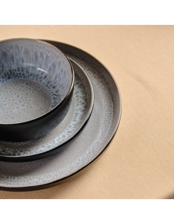 Karaca Messina Reactive Glaze 16-Piece Dinner Set for 4 People, Multi