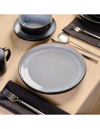 Karaca Messina Reactive Glaze 16-Piece Dinner Set for 4 People, Multi