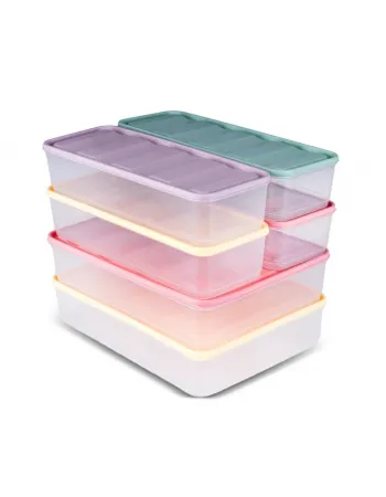 Karaca Stella 6-Piece Freezer Storage Container, 3,5L - 1,65L, Multi