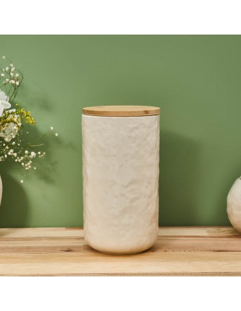 Karaca Nebula Stoneware Storage Container, 18cm, Beige