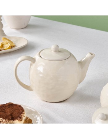 Karaca Nebula Beige Stoneware Teapot, 100ml, Beige