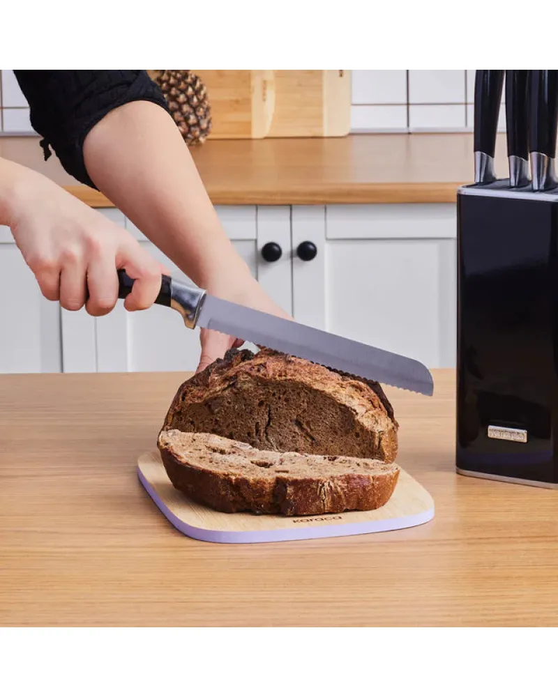 Karaca Mastersharp 6-Piece Stainless Steel Knife Set, 30cm, Black